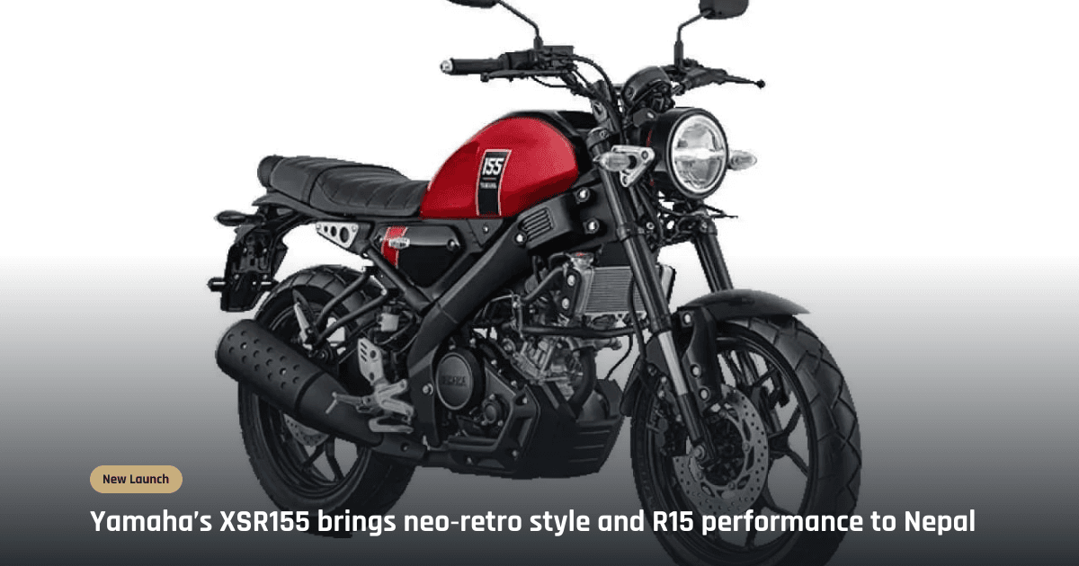 Yamaha XSR155 retro bike launched in Nepal with 428 bookings amid changing market trends